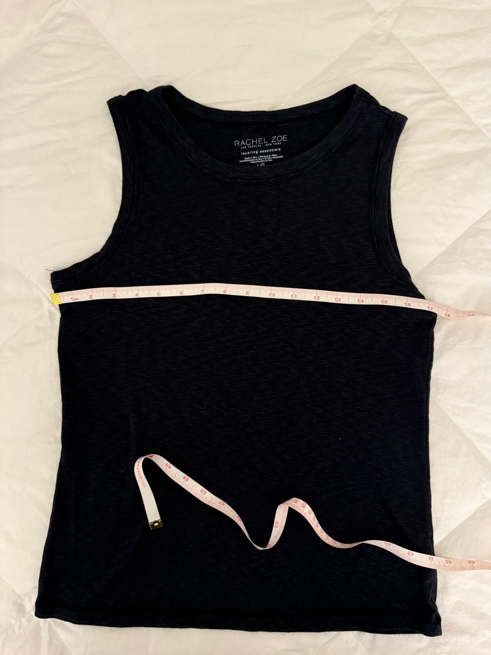 Rachel Zoe blue Layering Essentials Tee - Picture 3 of 8